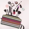 Opbergtassen schattige luxe klassieke reis toilettas tas vrouwen moderne bohemian geometrische make -up cosmetische schoonheid dopp kit