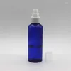 Bouteilles de rangement 200 x 100 ml de blue en plastique vide en plastique rechargeable pour animaux de compagnie avec fine brume atomiseur pulvérisateurs pour le nettoyage de bricolage