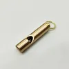 Multifunctional Brass Emergency Survival Whistle Portable Keychain Outdoor Tools Training Whistle for Camping Hiking