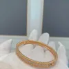 Van CL ap klassieker caleidoscoop armband ontwerp ronde balring mode roségouden set met diamanten voor mannen en dames star style v