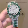 reloj rollen Relojes Shinny Watch Mens kijken 40 mm regenboog saffier automatisch mechanisch horloge roestvrijstalen riem waterdichte ontwerper man horloges montre de luxe