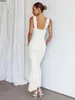 Casual Dresses Womens Elegant Long Cocktail Evening Party Dress Sexy V Neck Cutout Ruched Mermaid Fishtail Maxi Bodycon Formal