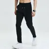 Gym Fitness Trousers Mens Pencil Pants Tight Jogging Running Breattable QuickDrying Ice Silk Sports Wind Casual Fashion 240412