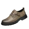 Kleiderschuhe Männer Schuh Retro Business Leder lässige dicke Sohlen für trendige Zapatos para Hombres Sapato Social Masculino