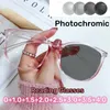 Zonnebril Mannen Vrouwen Pochromic Leesbril Vintage Outdoor Smart Intelligent Unisex Retro Presbyopie Brillen Frame