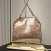 Falabella Designer Torba torba na ramię Stella McCartney Luksusowa torba Planowana złota łańcuch gładka prawdziwa skóra modna torba crossbody Duża pojemność TE014 C4