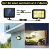 Decoraties 160 LED ZONNELIJKE LICHT Split Wall Lamp Waterdichte Buiten Wall Emergency Street Security Solar Lamp voor Garden Decoratie