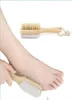 Bath Brushes Sponges Scrubbers 2 In 1 Cleaning Brushes Natural Body Foot Exfoliating Spa Brush Double Side With Nature Pumice Ston4758330