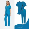 Stage Wear High Quality Operating Room Uniform Scrubs Sets Short Sleeve Nursing Accessories Tops Pants Suits