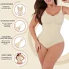 Shapers feminino invisível shapewear bodysuits tanga para mulheres você mergulhe sem costura push up corpora de corpo inteiro top fajas cinturador de cintura espartilho y240429