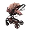 Bebek Babası# Baby Stoller 3'ü 1 arada katlanır çift taraflı çocuk dört sezon Kinderwagen Yeni doğan seyahat için yüksek manzara q240429