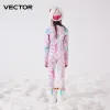 Set Vector Children's Ultra Soft Winter Quick Dry Base Ligering Set MicroFiber Fleece Thermisch ondergoed Lange Johns Set -kleding