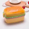 Bento boîtes créatives hamburger boîte à lunch kid bento box créatif burger enfants boîte à lunch box de nourriture rangement de conteneurs avec contenant de la fourchette à fourchette