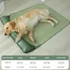 Hoopet Summer Dog Bed Cat Cool Mata Oddychająca pensa snu lodowa poduszka do małych średnich dużych chłodnictwa 240424