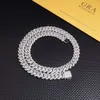 Fabricants transformateurs en Europe et en Amérique en argent incrusté Mosan Diamond 15 mm Chaîne cubaine Full Diamond Hip-Hop Bijoux