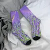 Skarpetki dla kobiet lawendowe pola na zawsze zima dunkella Plant Vera Vera Stockings Fashion Custom Outdoor Non-Slip