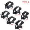 2Pcs /Set Steel Scope 25.4mm 30mm Rings Quick Release Low Medium High Profile For 20mm Rail Hunting Scopes Ring Mount