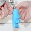 Set Highly Elastic Silicone Faucet Extender Bathroom Sink Fixture Children's Hand Washing Accessories Water Tap Nozzle Kitchen Home