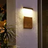 Decoraties Solar Led Light Outdoor Waterdicht Tuin Decor Zonne -Powered Lamp Super Bright Villa Door nummer Balkon Zonlicht Wandverlichting