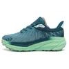 Hokah Challenger ATR 7 Tênis de corrida de trilha para homens Mulheres Trainer Sneaker Wide Hola One Castlerock Flame Bellwether Blue Stone Tamanho 5.5 - 12