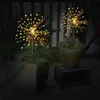 Tuindecoraties Allilit Led Solar Fireworks Lights Waterproof Outdoor Dandelion Flash String Fairy Lights For Garden Landscape Lawn Decor