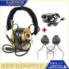 Tillbehör Earmor M32 MOD4 Taktiskt headset M11 ARC Rail Adapter M52 PTT Adapteruppsättning för radiokommunikationsskjutningsljudavstånd