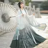 Ethnic Clothing Ancient Hanfu Lady Spring Summer Chinese Style Jin Made Original Clothing Folk Dance Wear Elegant Fairy Princess Cosplay Costume