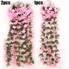장식용 꽃 내구성 실용적인 꽃 포도 나무 가짜 화환 공장 1 PC 85 cm 인공 선물 홈 정원 장식 실크