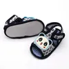 Sandalen Sommerbaby Schuhe Panda Muster Kleinkind Wohnung Sandalen Mode gedruckt Baby Erst wandeln