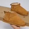 pantofole tazz panlifors tasman pelliccia scivolati su semi di senape classici Ultra mini piattaforma stivali slip les petites in pelle scamosciata e miscela di lana stivaletti di design inverno