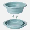 Basins Plastique Pliage Basins Portables Lavage Pliant Baigne de linge Adulte Baby Bath Basin de salle de bain ACCESSOIRES DE CUISINE