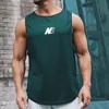 Tanque de verão Top Mens Gym Treinamento de fitness Roupas de fitness Silm Fit Silm Fit