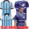 24 25 ATLETICO TUCUMAN SOCCER JERSEYS Version des fans Mateo Bajamich Mateo Coronel 2024 2025 Home Men S-2xl Football Shirts