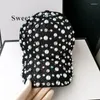 Bola Guesa Mujer Girl Gath Baseball Gat de Béisbol Pearl White Rosa Ajustable Capacal Fashion 2024 Spring Sunhat Cool High Quality