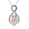 Colliers pendants Infinity Symbol Sisters Collier pendentif Sparkling Himitone Decoration Collier Femme NOUVEAU CONSEIL CADEAU Y240420