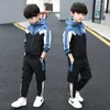 Clothing Sets Teen Kids Spring/Autumn Long Sleeve Children's Hooded Sport Suit Boy's Toddler Tracksuit 6 8 10 12 14 Year