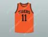 Aangepaste naam Heren Jeugd/Kinderen Detlef Schrempf 11 Centralia High School Tigers Orange Basketball Jersey 2 Top gestikte S-6XL