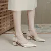 Buty swobodne spiczaste sandały pięty przezroczone mokasyny wsuwane letnie damskie garnitur żeński beżowy beżowy seksowny komfort niski blok zamknięty elast perłowy