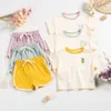 Ensembles de vêtements Summer Ldren Tracksuit 2023 Girls and Boys Clothes sets t-shirt and short pant