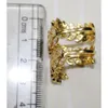 Ring Gold Diamond Stolled 14K Fest für Frauen Anpassung handgefertigter Prämienqualität 1,50 Carat Trendy Pflanze gelbe Klaueneinstellung