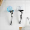 Altre forniture per servizi igienici Nuovi 1/2 pezzi di lavaggio per la parete del bagno Sucker Usting Tappone Razor Gantino Raffitto in plastica Raccumi appesa a St ot4mx