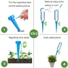 Kits 1/12pcs kits de águas automáticas Dispositivo de rega automático Sistema de irrigação de gotejamento ajustável para plantas de flores de água de água