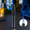 Hight Quality En forme de stylo rechargeable Single Jet Spit Gun Fire Fireproofroproof Blue Flame Torch Cigars Light