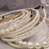 Clips de cheveux plusieurs styles Fashion Pearls Polydoule Simple Temperament Band Band Pand pour femmes Girl Accessoires Headswear
