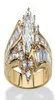 18 -krotny złoty pierścionek luksusowy biały szafir dwa ton 925 Srebrny Diamentowy impreza ślubna Pierścienie ślubne Pierścienie Rozmiar 6138787455