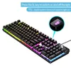 Yindiao Keyboard Gaming Gaming Laptop Desktop per PC Accessori per ufficio Accessori per giocatori a basso profilo Tase gamer con Numpad 240429