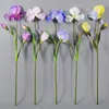 Flores decorativas 1pc Artificial Iris Flower Home decor