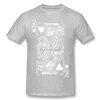 Men's T-Shirts King Of Hearts Homme T-Shirt Graphics Card Ts Pure Cotton Oversized Short Slve Ts Harajuku Strtwear T240425
