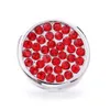 Clasps & Hooks New Snap Jewelry Rhinestone Round 18Mm Metal Buttons Fit Diy Button Bracelet Necklace Acc B494 Drop Delivery Dhgarden Dhmft