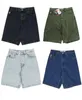 Heren shorts American Fashion Trend Summer Denim Shorts Dames Y2K Nieuwe Amerikaanse hiphop retro jeans paar Casual losse clown broek J240429